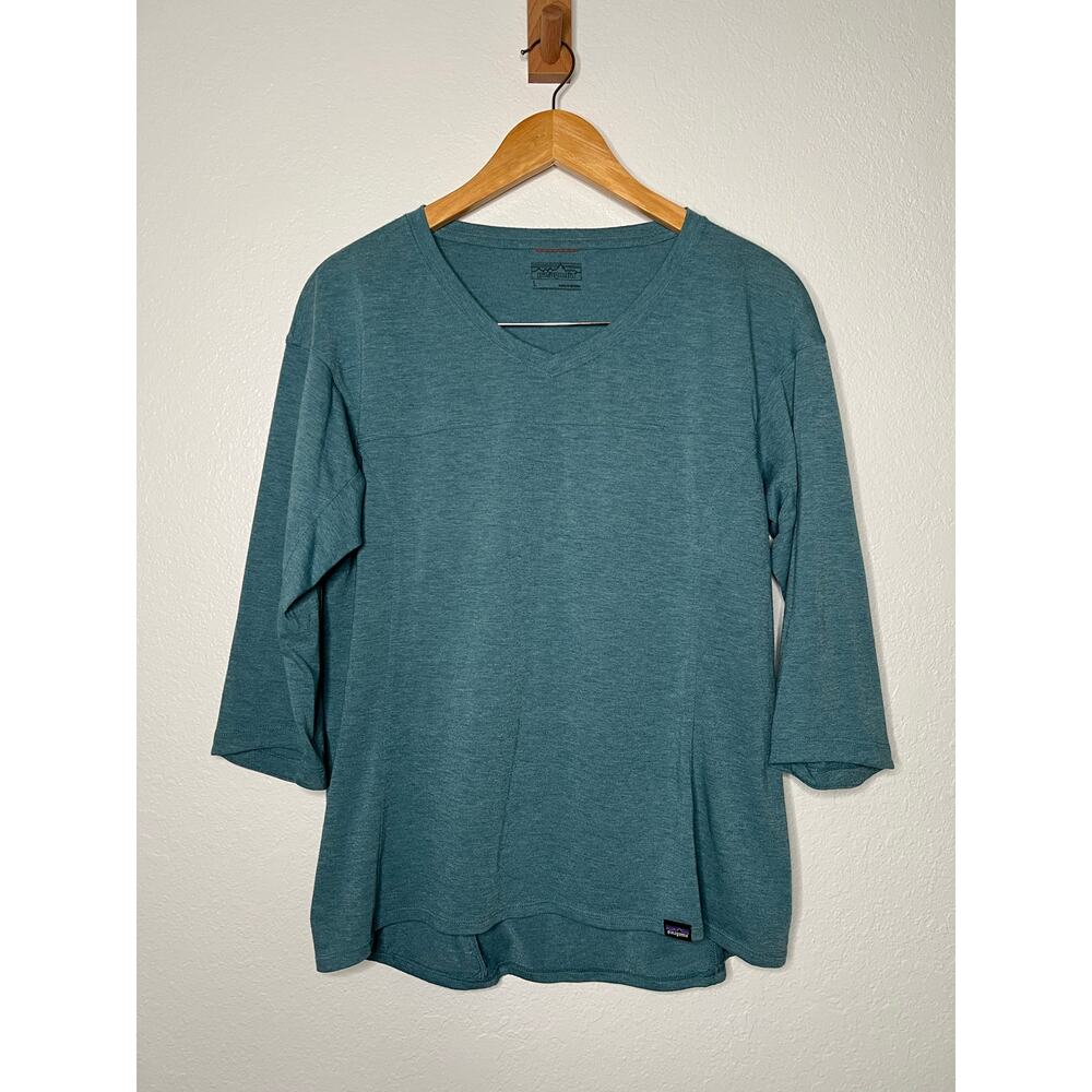 Patagonia Teal 3/4 Sleeve Women's Top